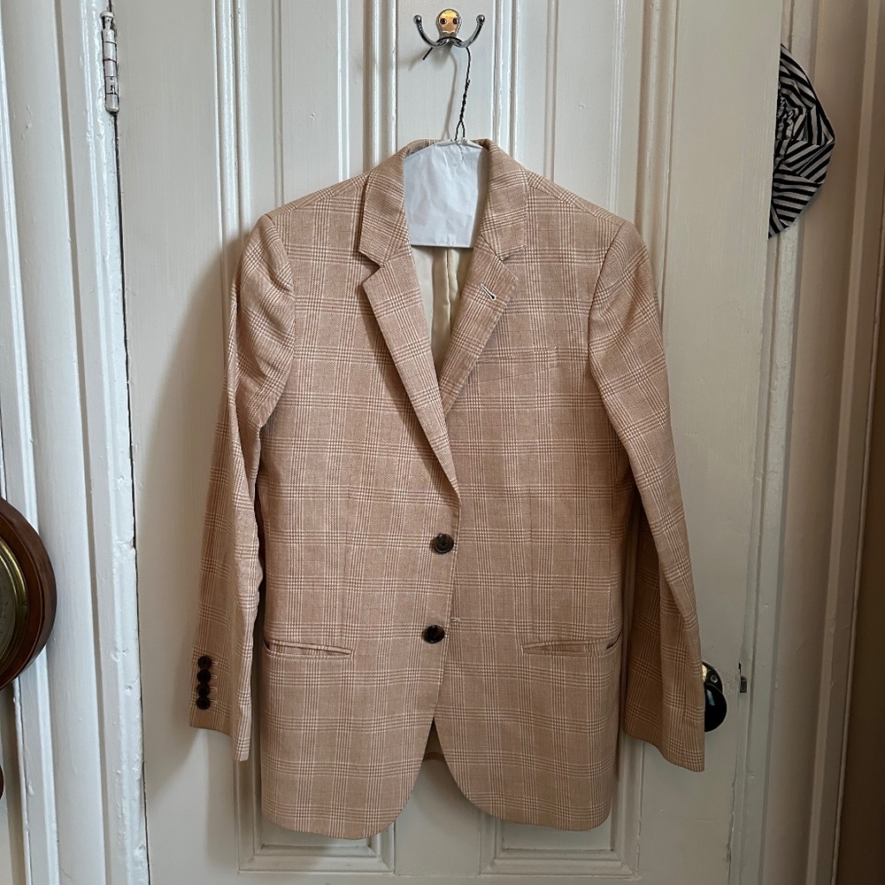 J. Crew Collection Ludlow blazer in plaid  Size 8